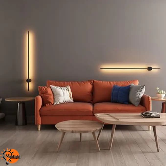چراغ دیواری شمشیری خطی 80CM — تصویر ۵