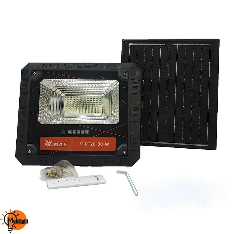 پروژکتور خورشیدی سولار 80 وات ویمکس مدل V-PT28-80-W — تصویر ۵