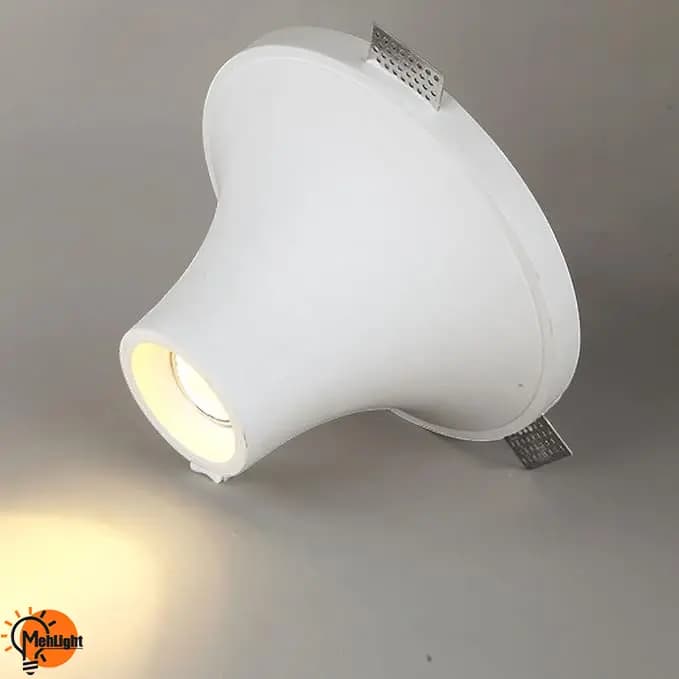 فریم چراغ گچی استوانه ای کد MR-710 آقای نور — تصویر ۳