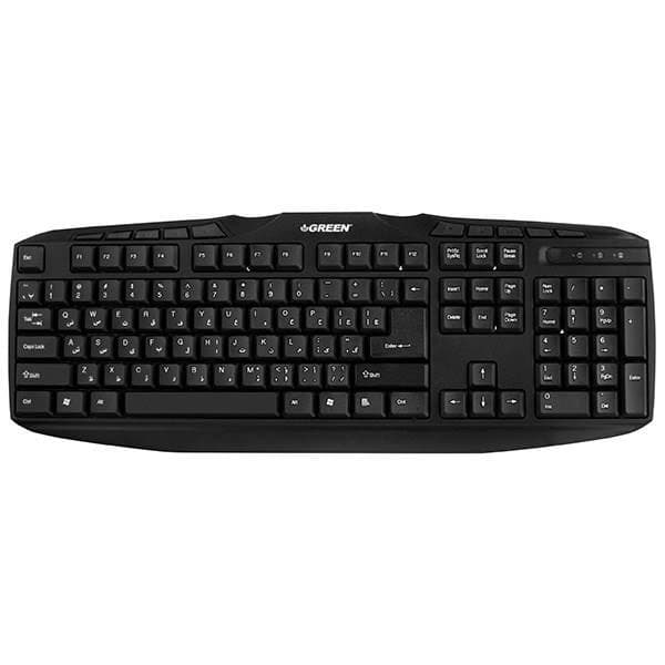 کیبورد گرین مدل GK-302 با حروف فارسی — تصویر ۹