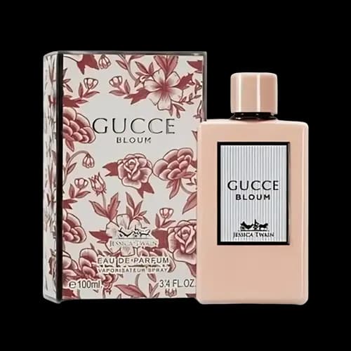 عطر و ادکلن گوچی بلوم صورتی جسیکا تواین (تویین) ادو پرفیوم 100 میلی لیتر شرکتی | Jessica Twain Gucci Bloom 100ml EDP — تصویر ۲