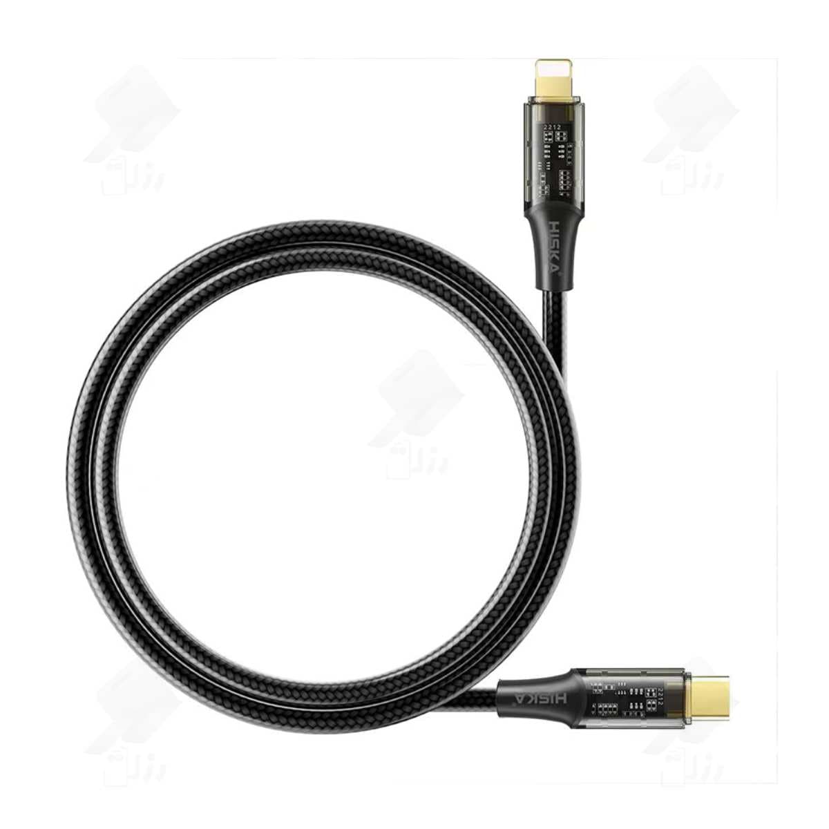 کابل شارژ Type Cبه Lightning هیسکا مدل LX 11ci طول 1.2 متر — تصویر ۲