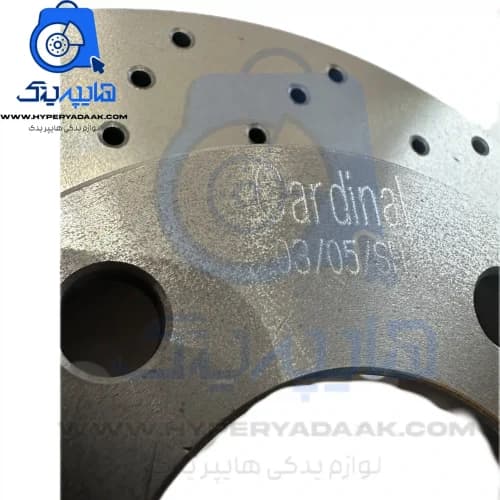 دیسک چرخ عقب دناپلاس توربو سوراخدار کاردینال — تصویر ۴