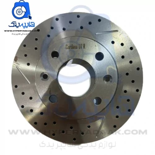 دیسک چرخ جلو سوراخدار 206 تیپ 2 کاردینال — تصویر ۲
