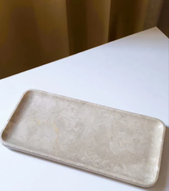 دیس مستطیل سنگ مرمر — تصویر ۲