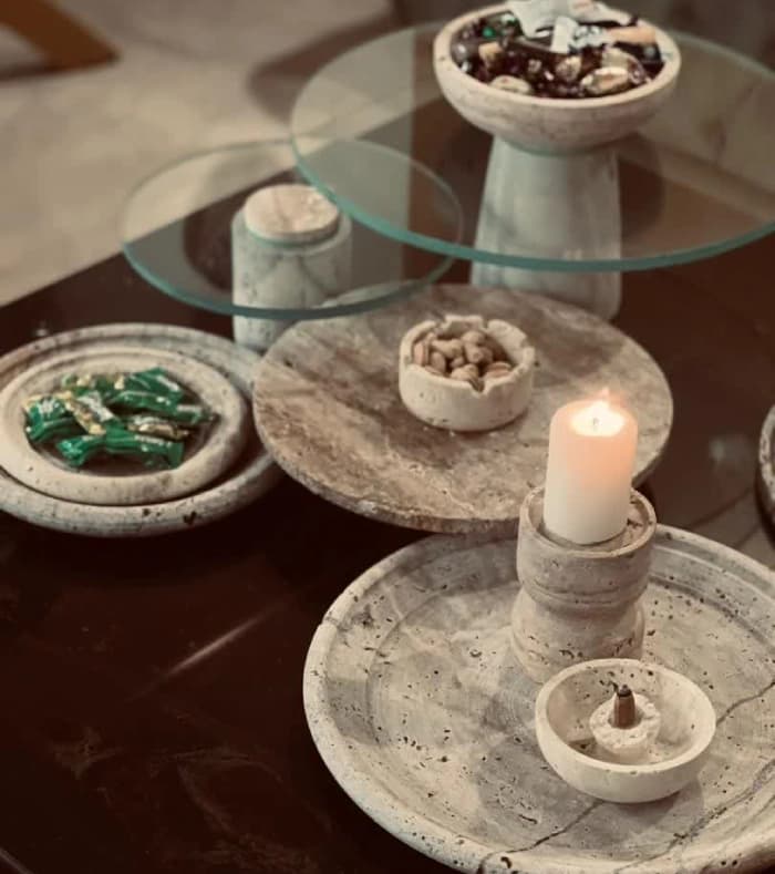 استند سنگی با شیشه کوچک — تصویر ۲