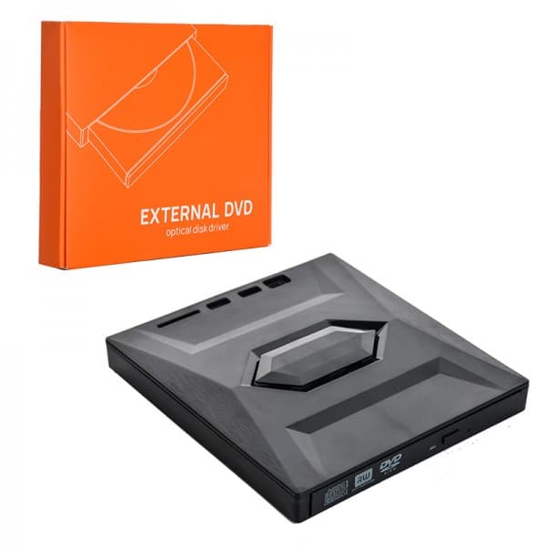 دی وی دی رایتر اکسترنال + هاب و رم ریدر USB3.0 Type-C کی لینک (KLINK) مدل K-8260 — تصویر ۵