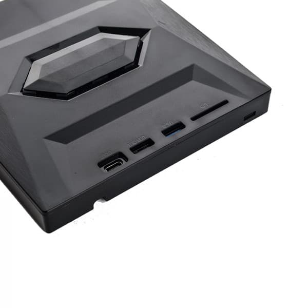 دی وی دی رایتر اکسترنال + هاب و رم ریدر USB3.0 Type-C کی لینک (KLINK) مدل K-8260 — تصویر ۳