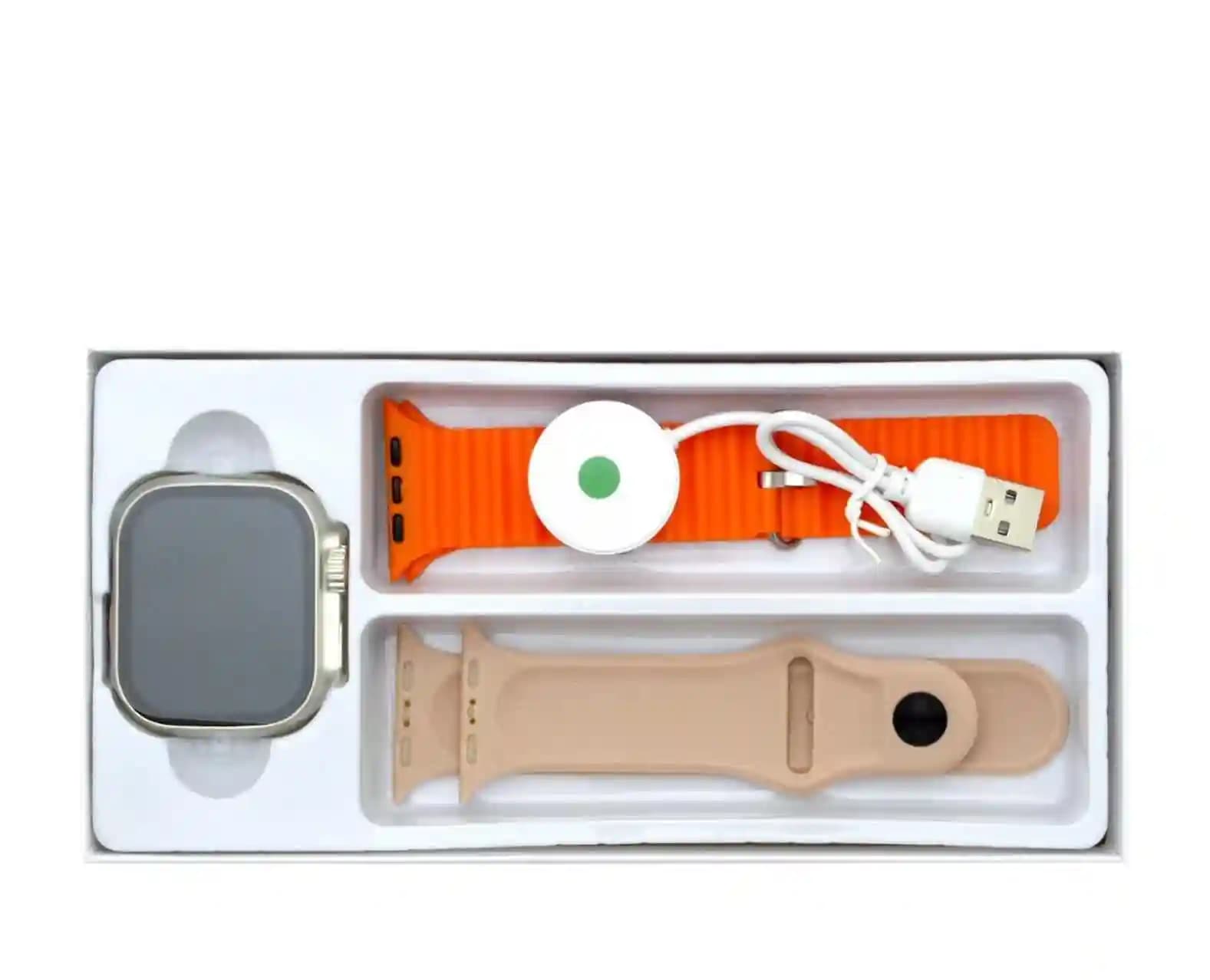 ساعت هوشمند طرح اپل واچ KEQIWEAR مدل KW63 ULTRA3 + دو بند — تصویر ۸
