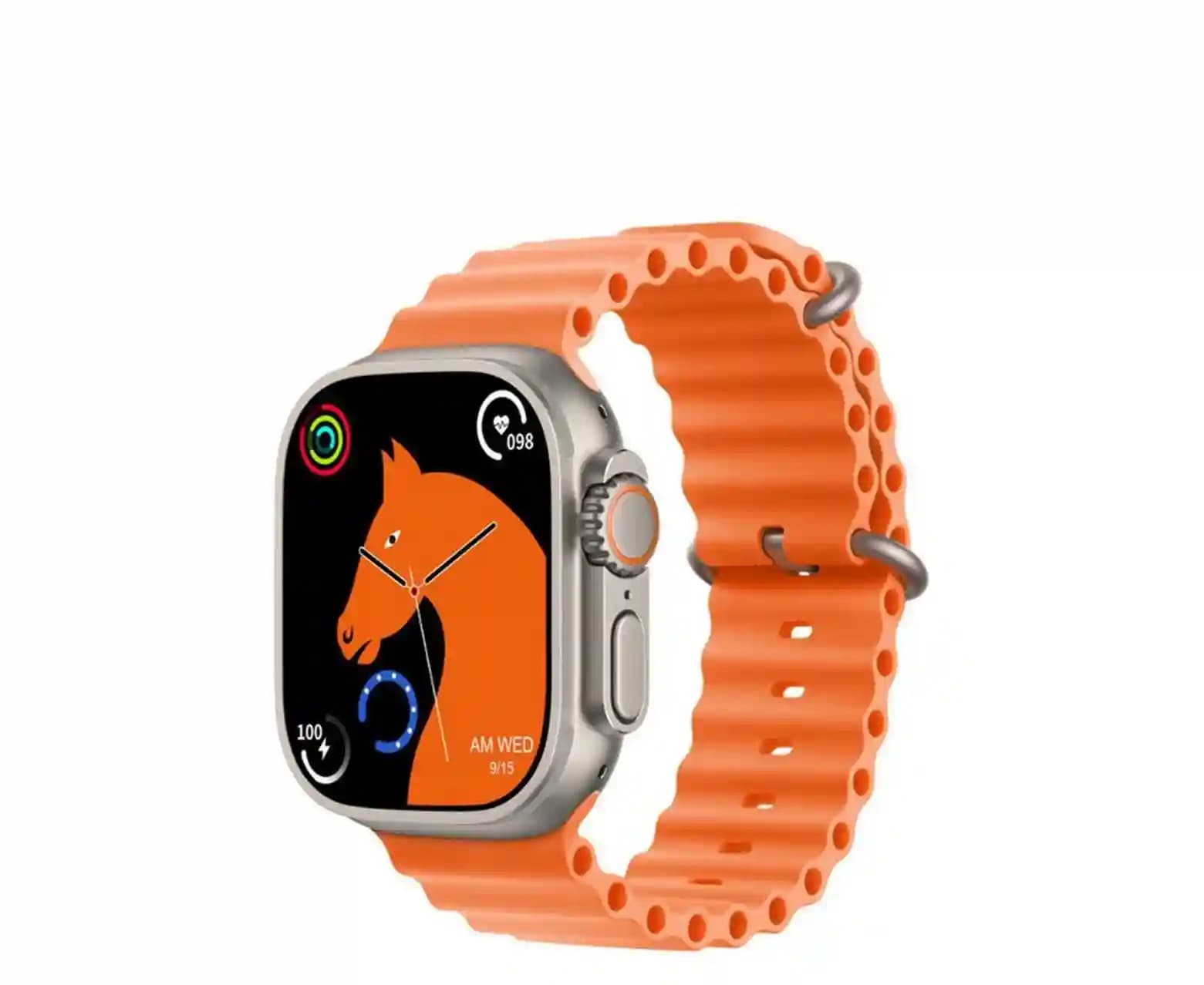 ساعت هوشمند طرح اپل واچ KEQIWEAR مدل KW63 ULTRA3 + دو بند — تصویر ۹