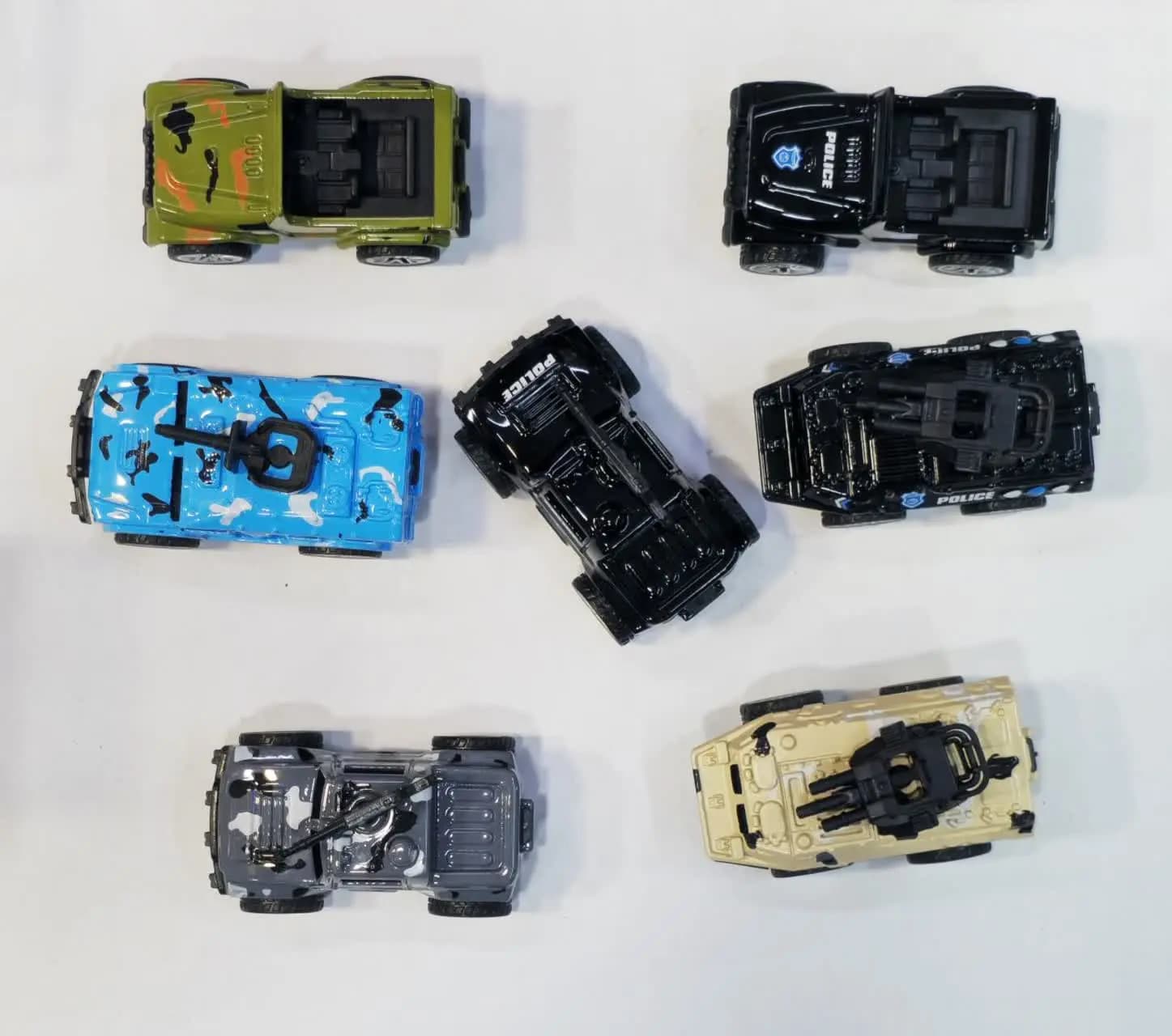 ماشین اسباب بازی جنگی فلزی بسته 1 عددی مدل die cast metal 8533 — تصویر ۴