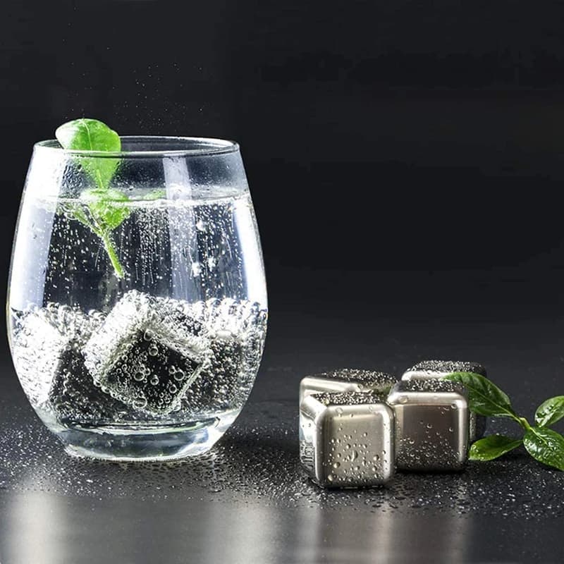 یخ استیل مدل مکعب چهار عددی