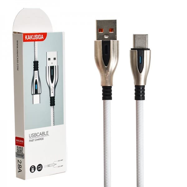 کابل تایپ سی (Type-C) کاکوسیگا (KAKUSIGA) طول 1.2 متر مدل KSC-097 — تصویر ۳