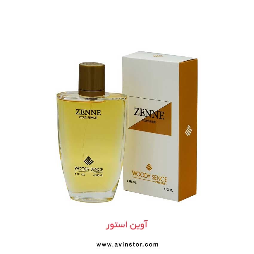 ادوپرفیوم زنانه وودی سنس مدل زن ZENNE حجم 100 میلی لیتر