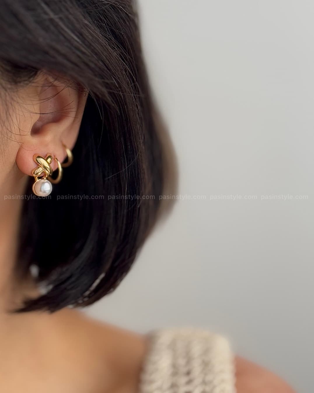 گوشواره مروارید کد۰۰۲۲۶ — تصویر ۳