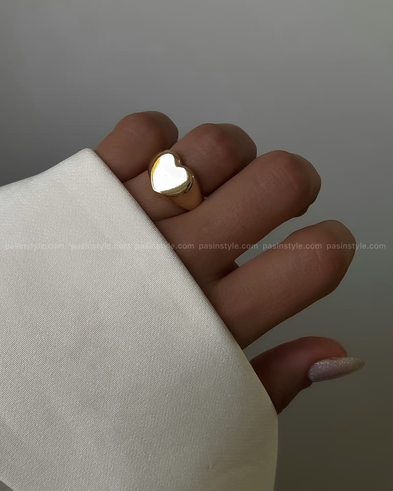 انگشتر قلب سه بُعدی کد۰۰۱۶۲