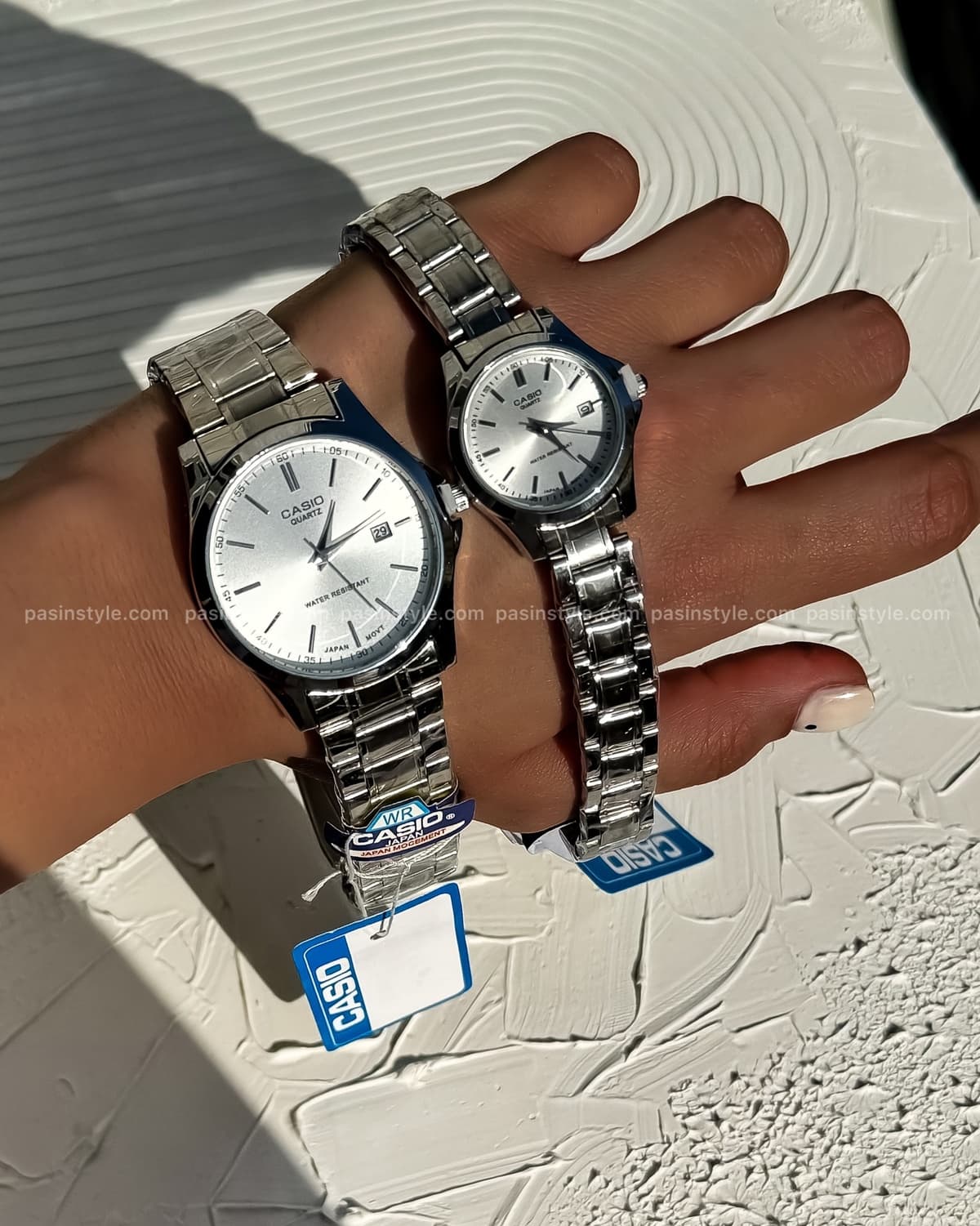 ساعت کاسیو صفحه نقره‌ای کد۰۰۱۰۹ — تصویر ۸