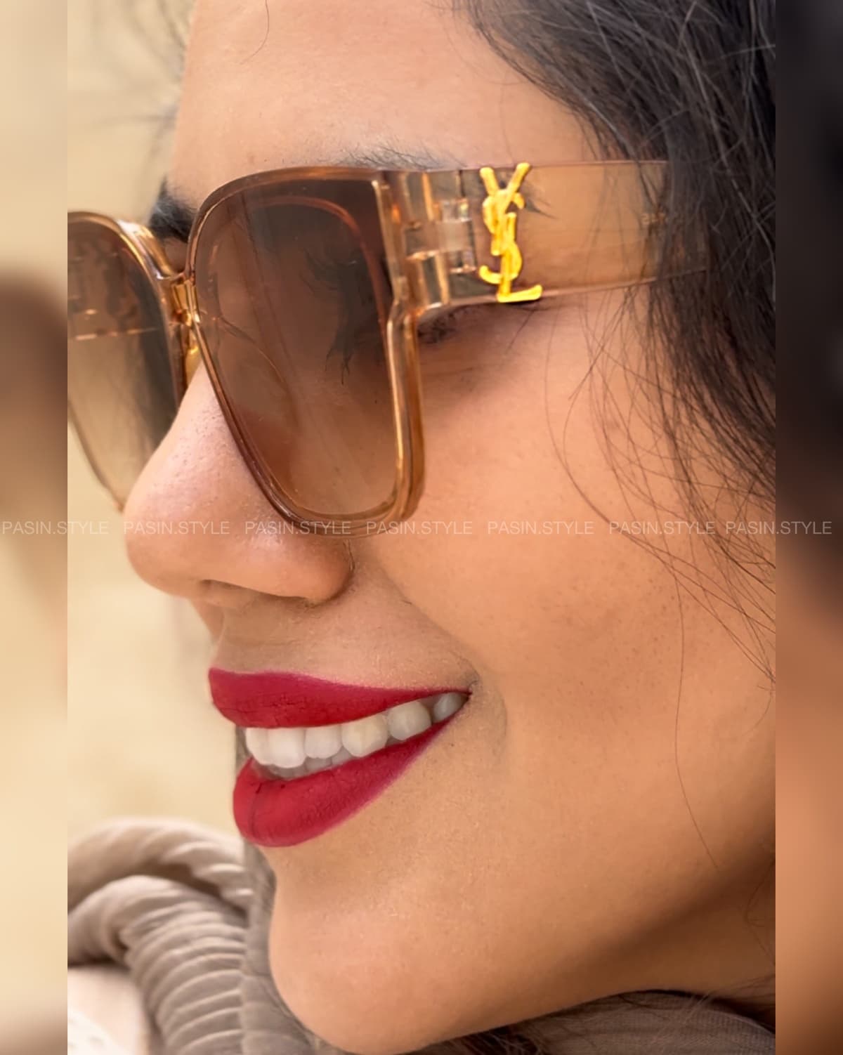 عینک آفتابی برند ysl کد ۰۰۰۹۵ — تصویر ۵