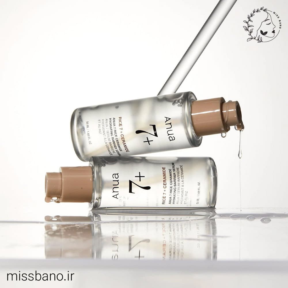 سرم برنج و سرامید آنوا 50ml — تصویر ۳