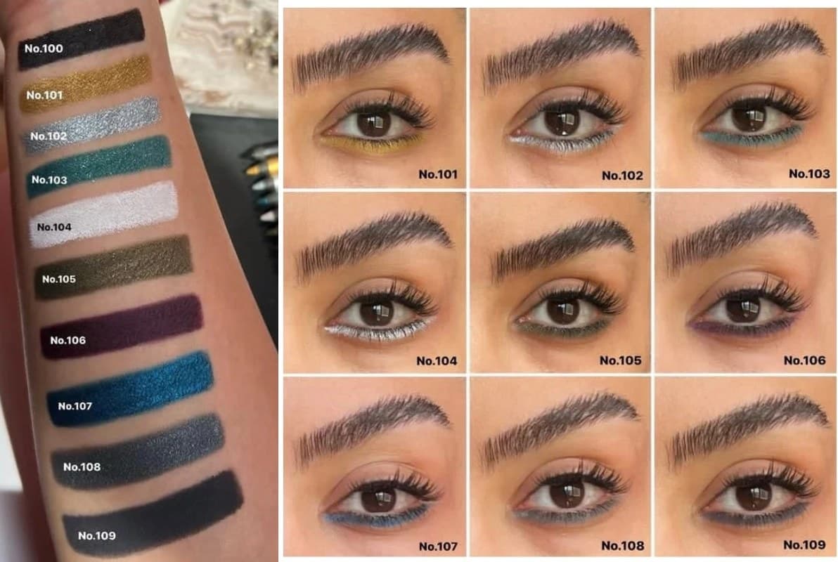 مداد چشم رنگی ضد آب اورتون Orton شماره 100 — تصویر ۲