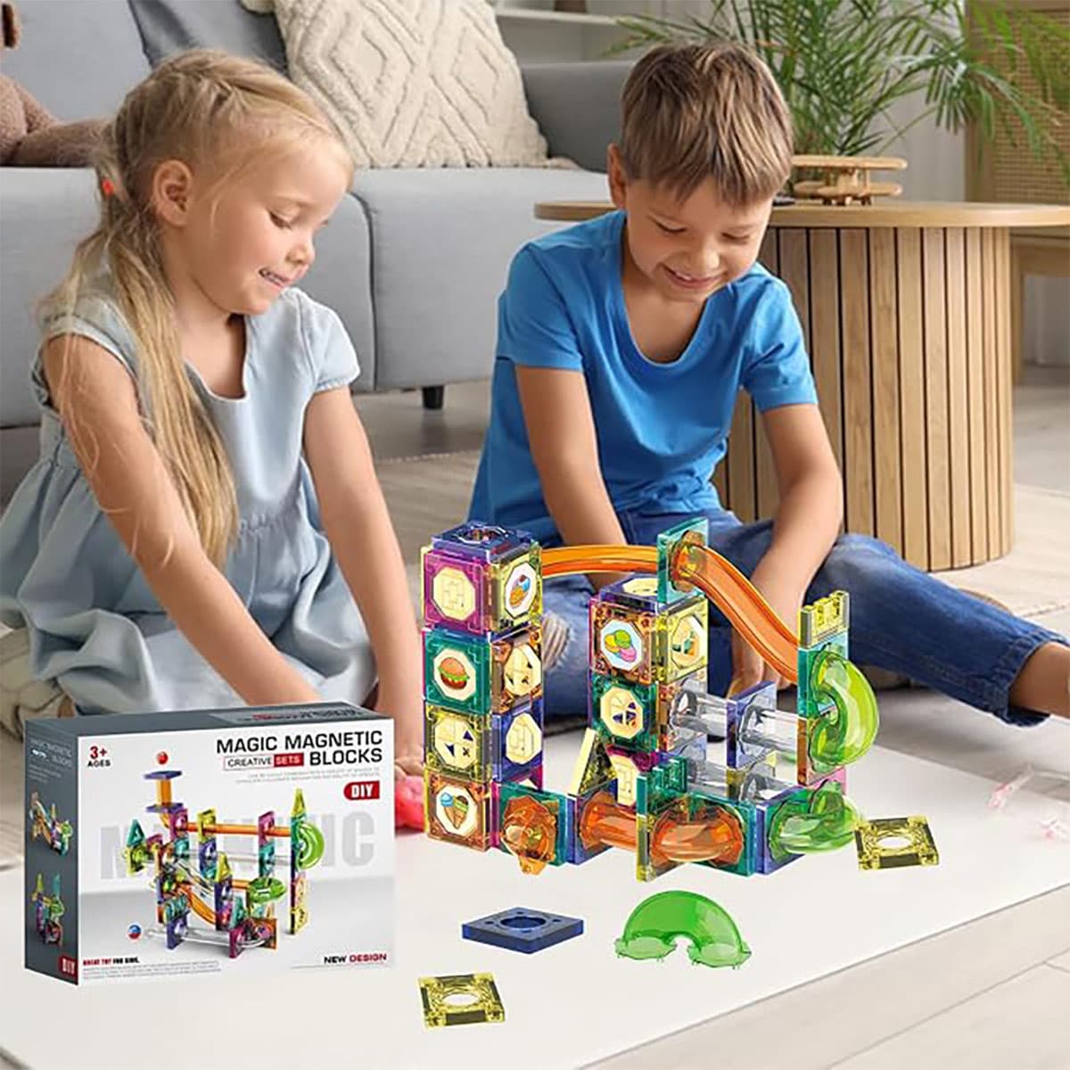بلوک ساختنی مگنتی (Magic Magnetic Blocks) کد 0076 فروش قسطی — تصویر ۱۲