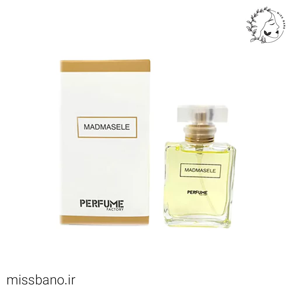 ادکلن مینیاتوری زنانه مادمازل برند پرفیوم فکتوری 30ml — تصویر ۲
