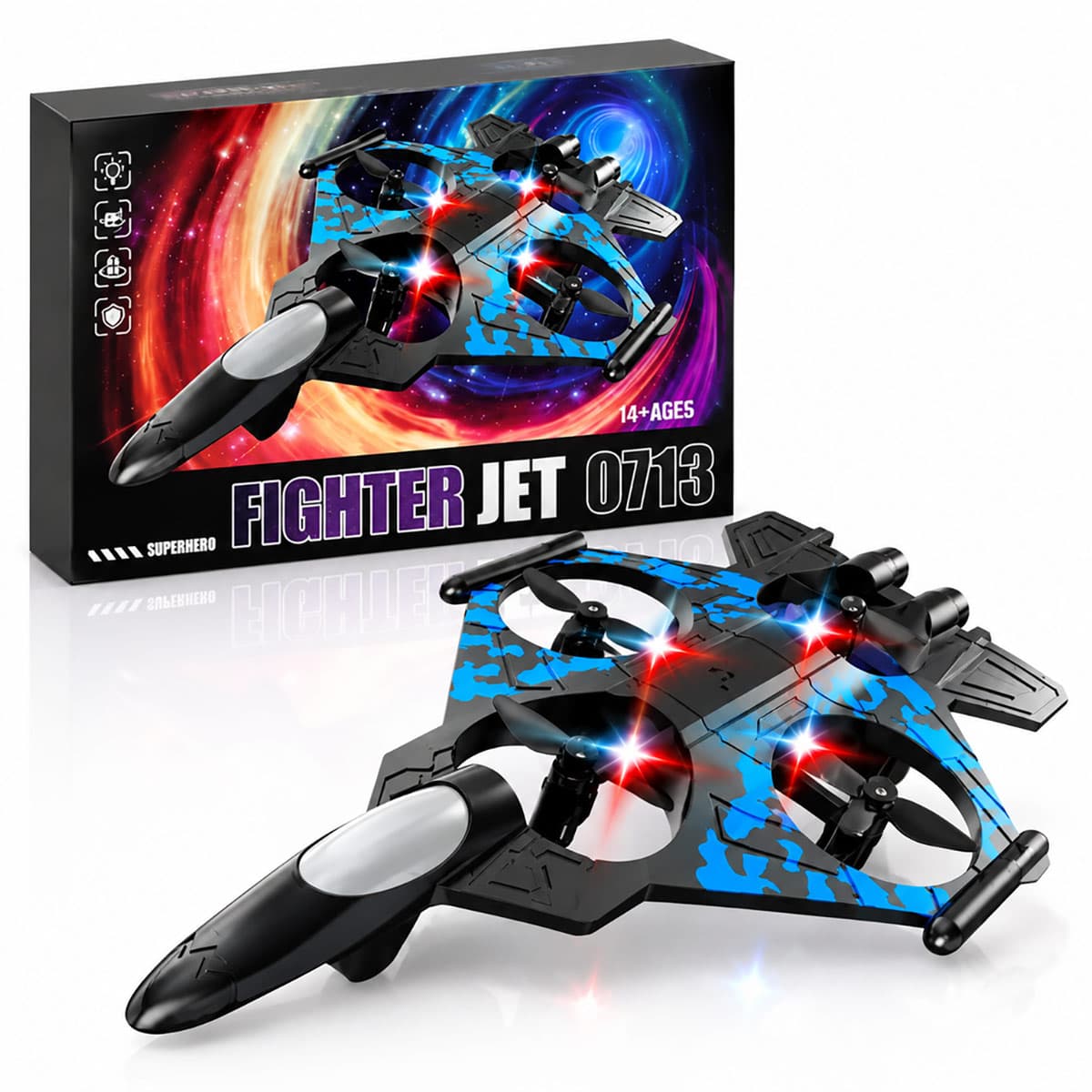 کوادکوپتر طرح جت جنگنده مدل FIGHTER JETکد DK5 قسطی — تصویر ۹