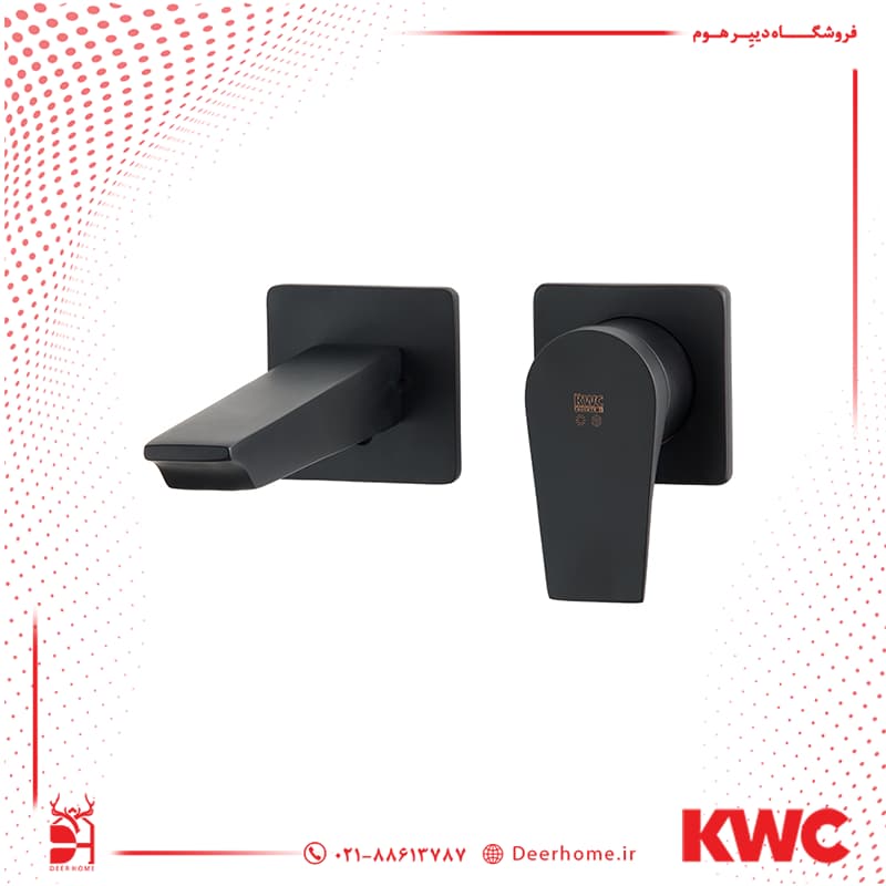 شیر روشویی توکار KWC مدل ورونا تیپ 2 یونیورسال 2 تیکه — تصویر ۶