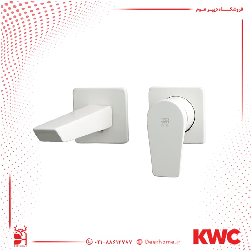 شیر روشویی توکار KWC مدل ورونا تیپ 2 یونیورسال 2 تیکه — تصویر ۲