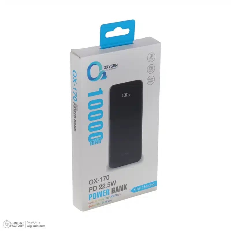 پاور بانک 10000 برند اکسیژن مدل OX-170 — تصویر ۸