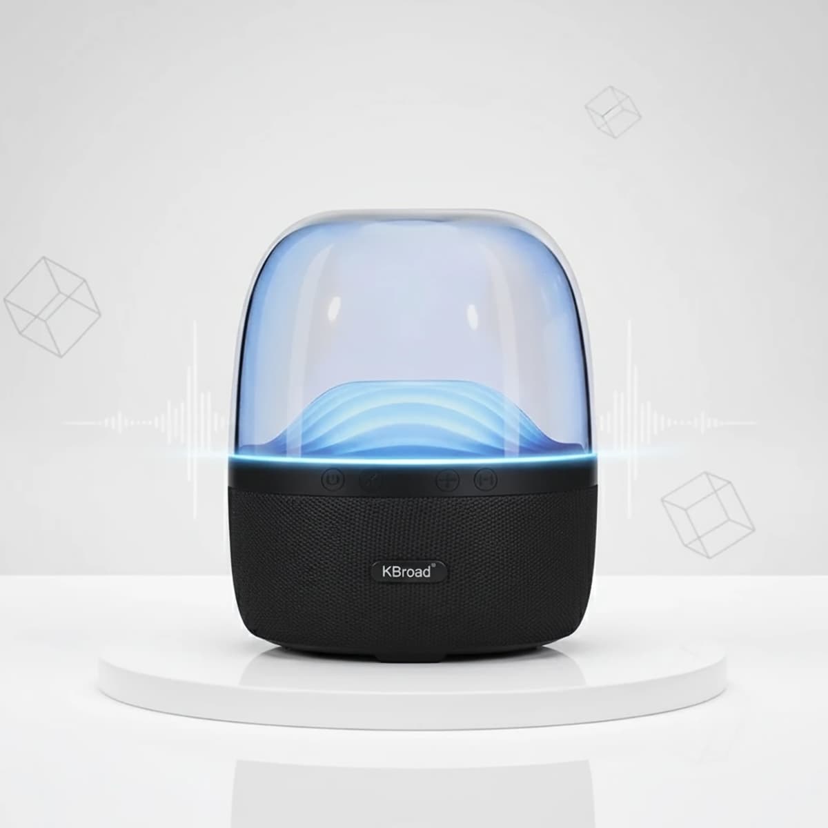اسپیکر بلوتوثی KBroad KTS‑1842 با نورپردازی 360 درجه — تصویر ۵