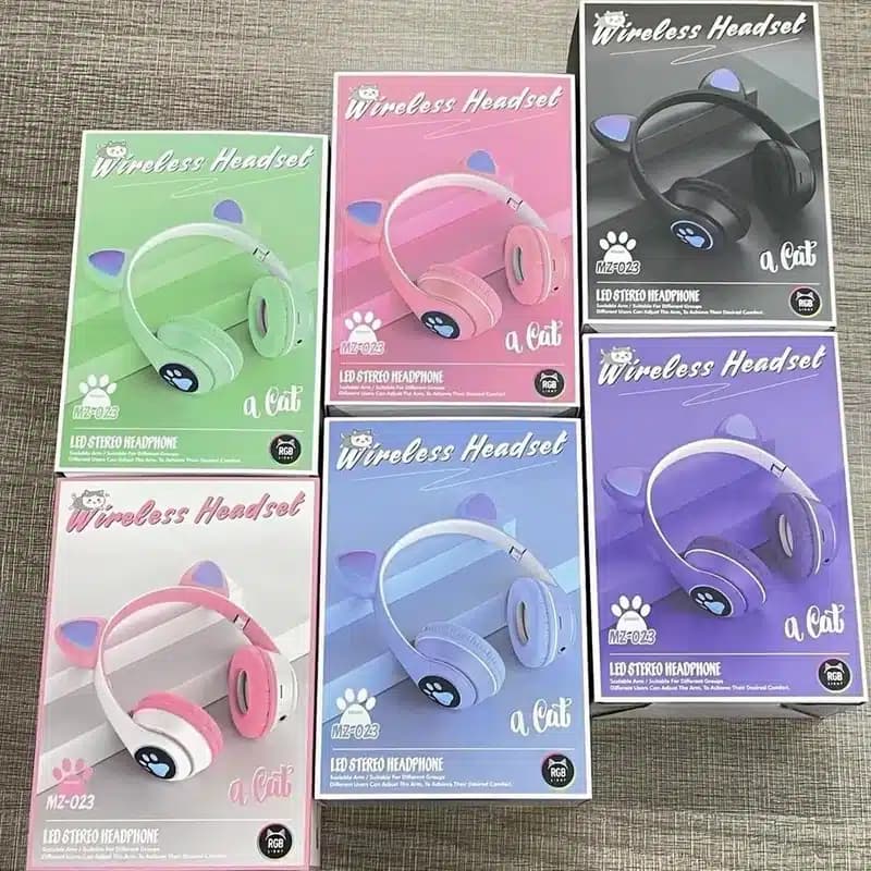 هدفون بلوتوثی MZ-23 دارای RGB — تصویر ۵