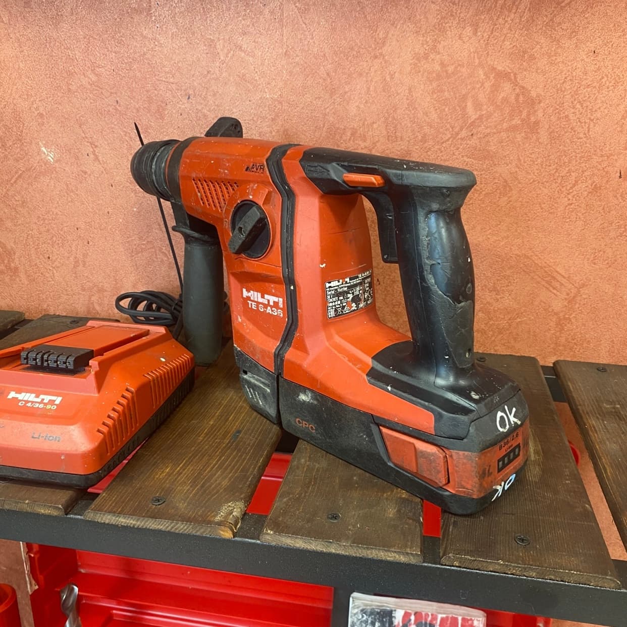 دریل بتن کن 4 کاره هیلتی مدل Hilti TE 6-A36 استوک — تصویر ۴