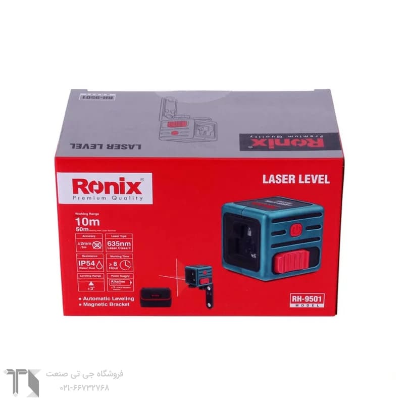 تراز لیزری مکعبی رونیکس مدل RH-9501G — تصویر ۴