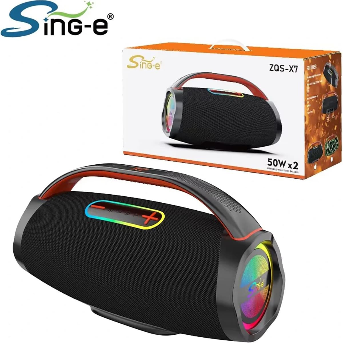اسپیکر قابل حمل وایرلس مدل ZQS-X7 — تصویر ۳