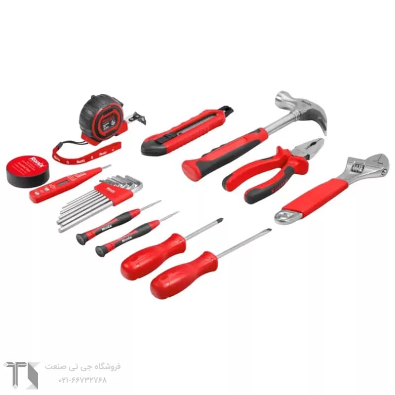 کیت ابزار دستی 12 پارچه رونیکس مدل RS-0003 — تصویر ۲