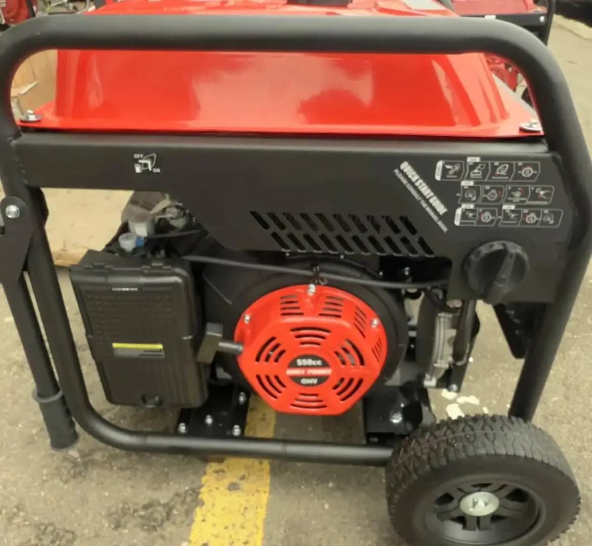موتور برق ایزی پاور ۱۲ کیلو وات اینورتری مدل YH18500Ei3 — تصویر ۴