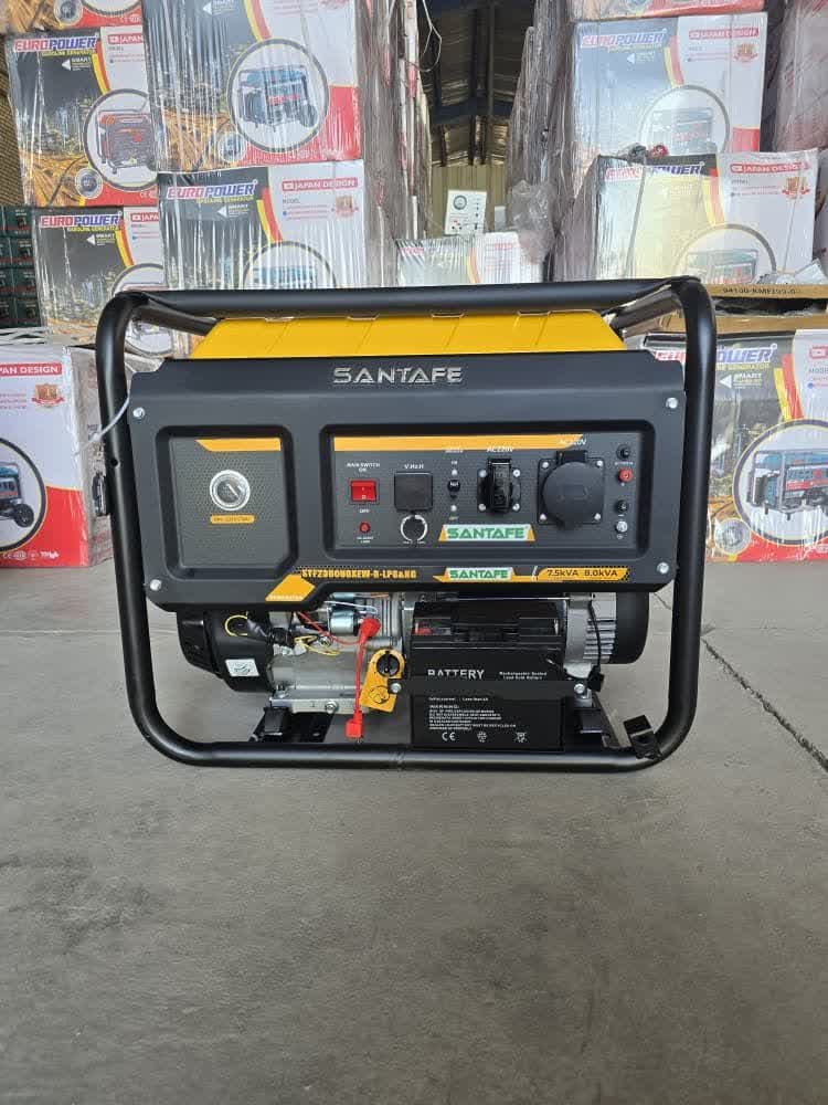 موتوربرق سانتافه 8 کیلووات سه گانه سوز تکفاز مدل STF-23900-LPG.NG — تصویر ۱۰