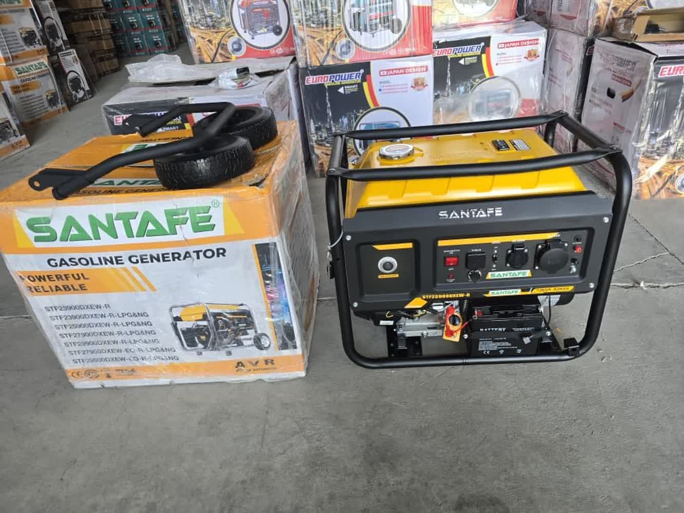 موتوربرق سانتافه 8 کیلووات سه گانه سوز تکفاز مدل STF-23900-LPG.NG — تصویر ۱۱