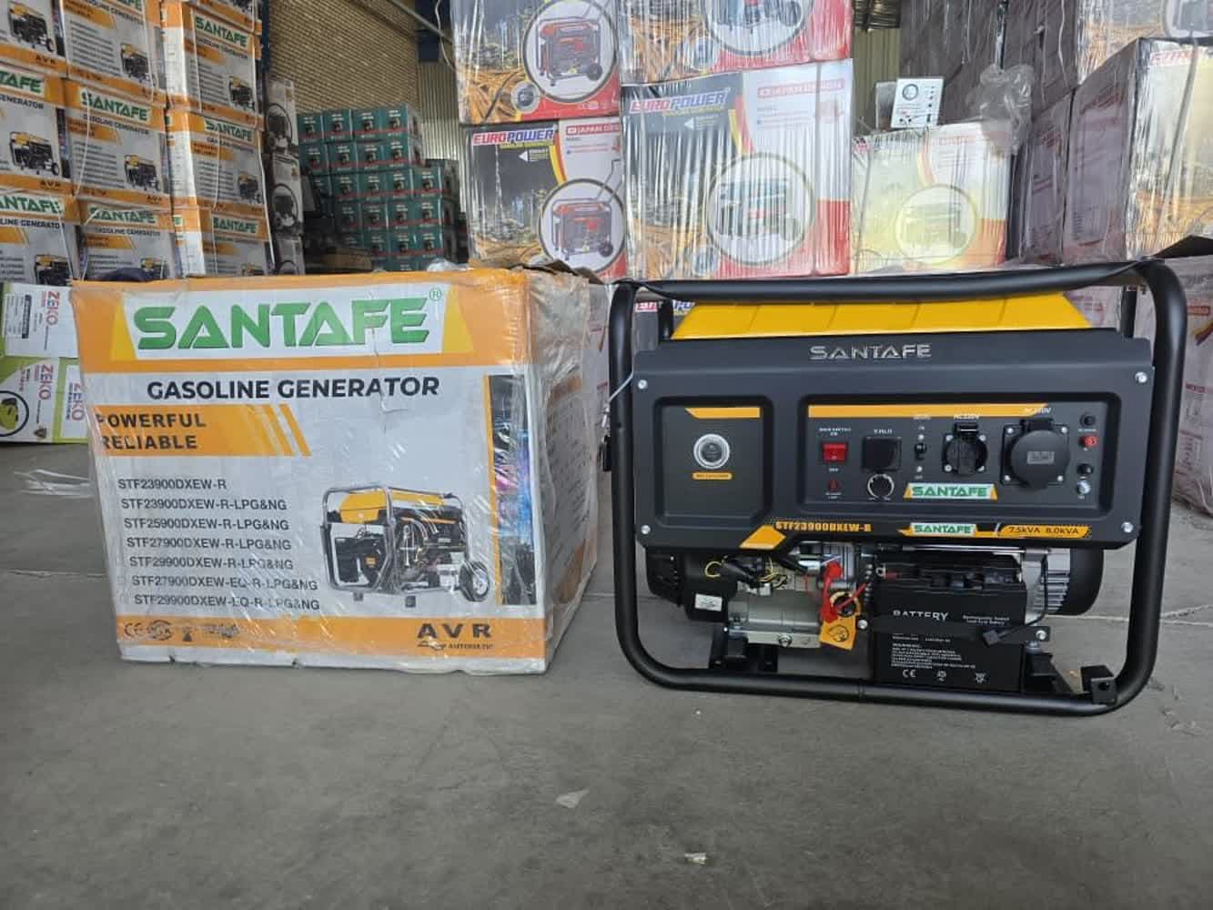 موتوربرق سانتافه 8 کیلووات سه گانه سوز تکفاز مدل STF-23900-LPG.NG — تصویر ۶