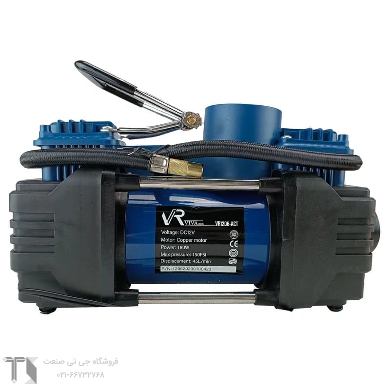 کمپرسور فندکی دوسیلندر ویوارکس مدل VR 1206-ACT