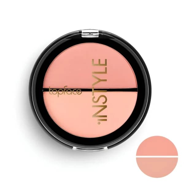 پالت رژگونه تاپ فیس مدل Instyle Twin شماره 007 — تصویر ۳
