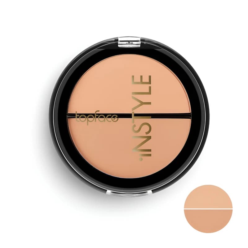 پالت رژگونه تاپ فیس مدل Instyle Twin شماره 001 — تصویر ۳