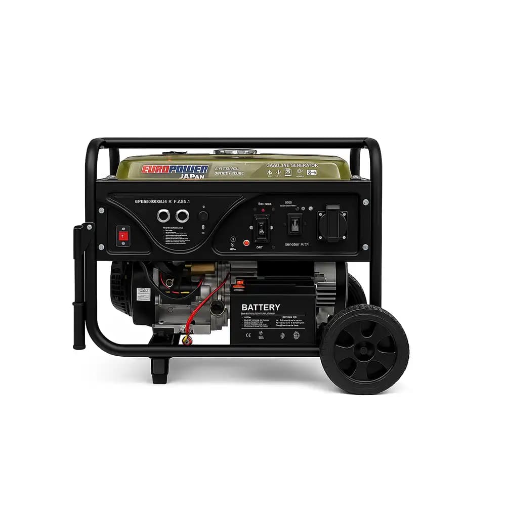 موتور برق 8 کاوا سه گانه سوز یورو پاور مدل 23900DXEW-R-LPG&NG