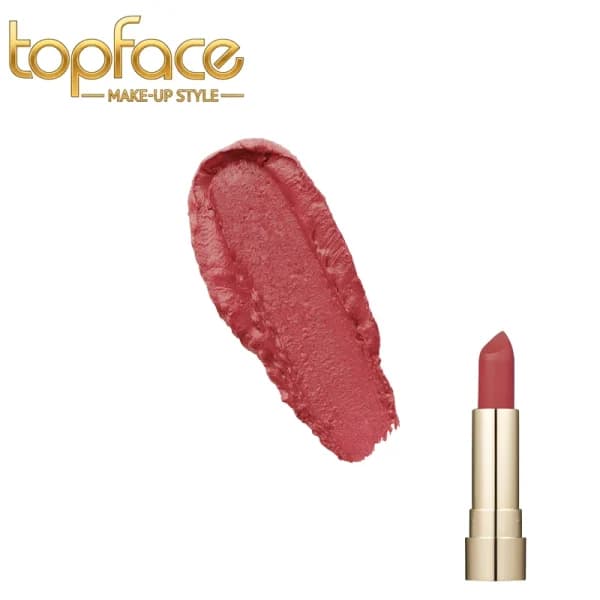 رژ لب جامد تاپ فیس مدل SOFT MATTE شماره 017 — تصویر ۳