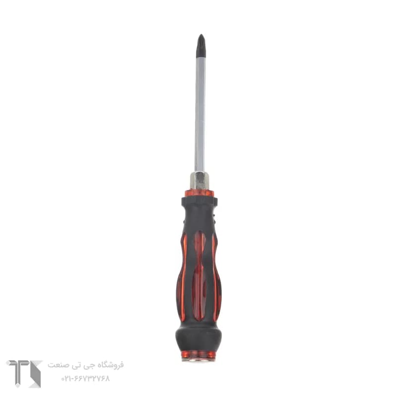 پیچ گوشتی چهار سو سایز 5 در 100 کریستالی آهنربادار فیدورا