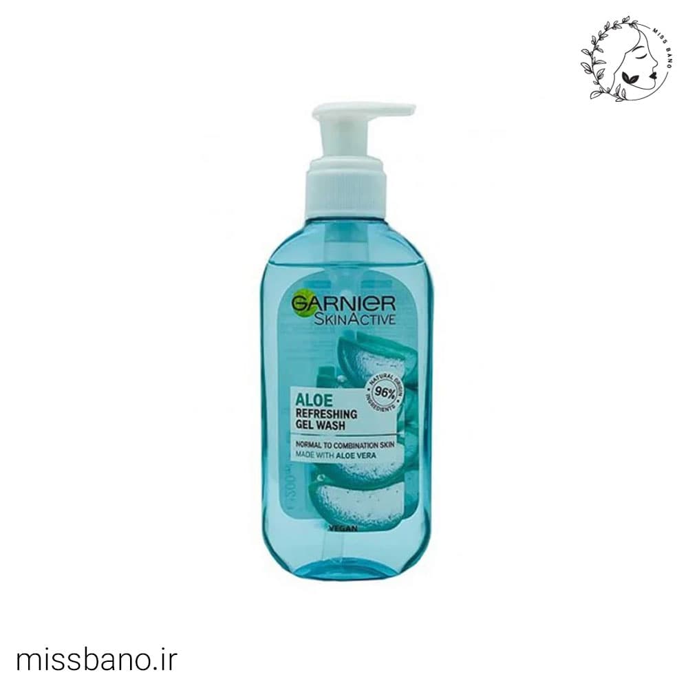 ژل شوینده صورت آلوئه ورا گارنیه 200ml — تصویر ۳