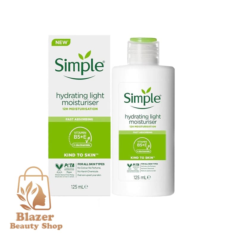کرم آبرسان و مرطوب‌کننده سیمپل Simple Hydrating Light Moisturiser — تصویر ۴