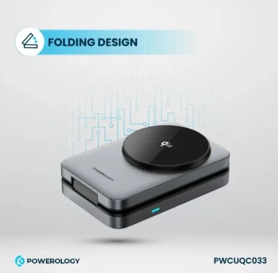 شارژر وایرلس 3 کاره پاورلوژی مدل Multi-Device HUB — تصویر ۹
