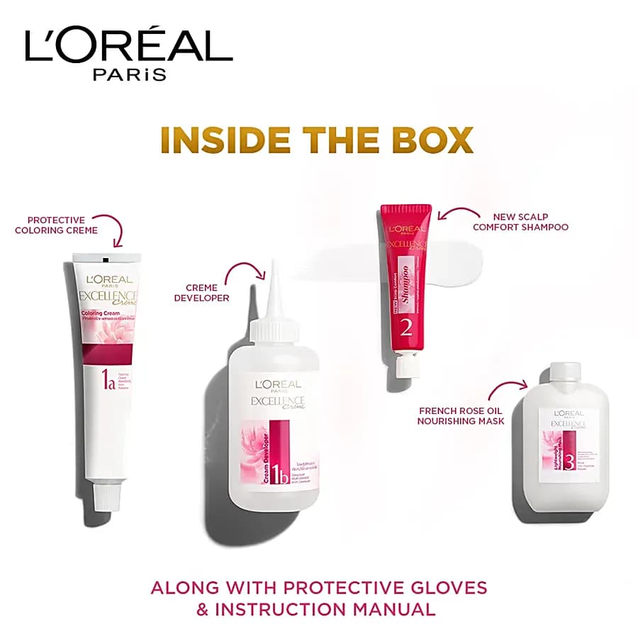رنگ مو لورال 4.00 قهوه‌ای LOREAL — تصویر ۲